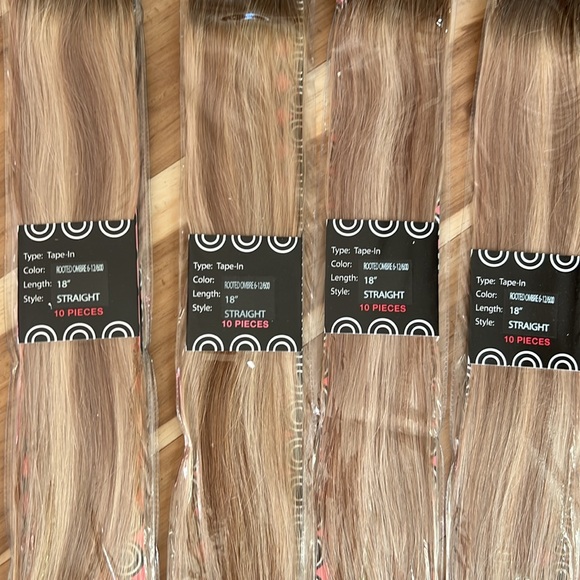 4 packs tape-in Donna Bella Hair extensions - Picture 2 of 2